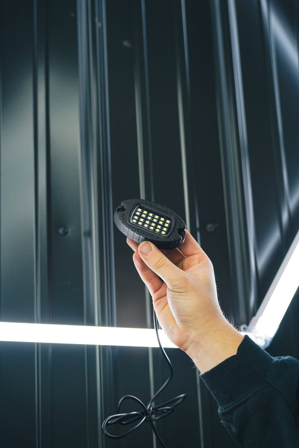 24LED Pure White Rock Light - Plug and Play