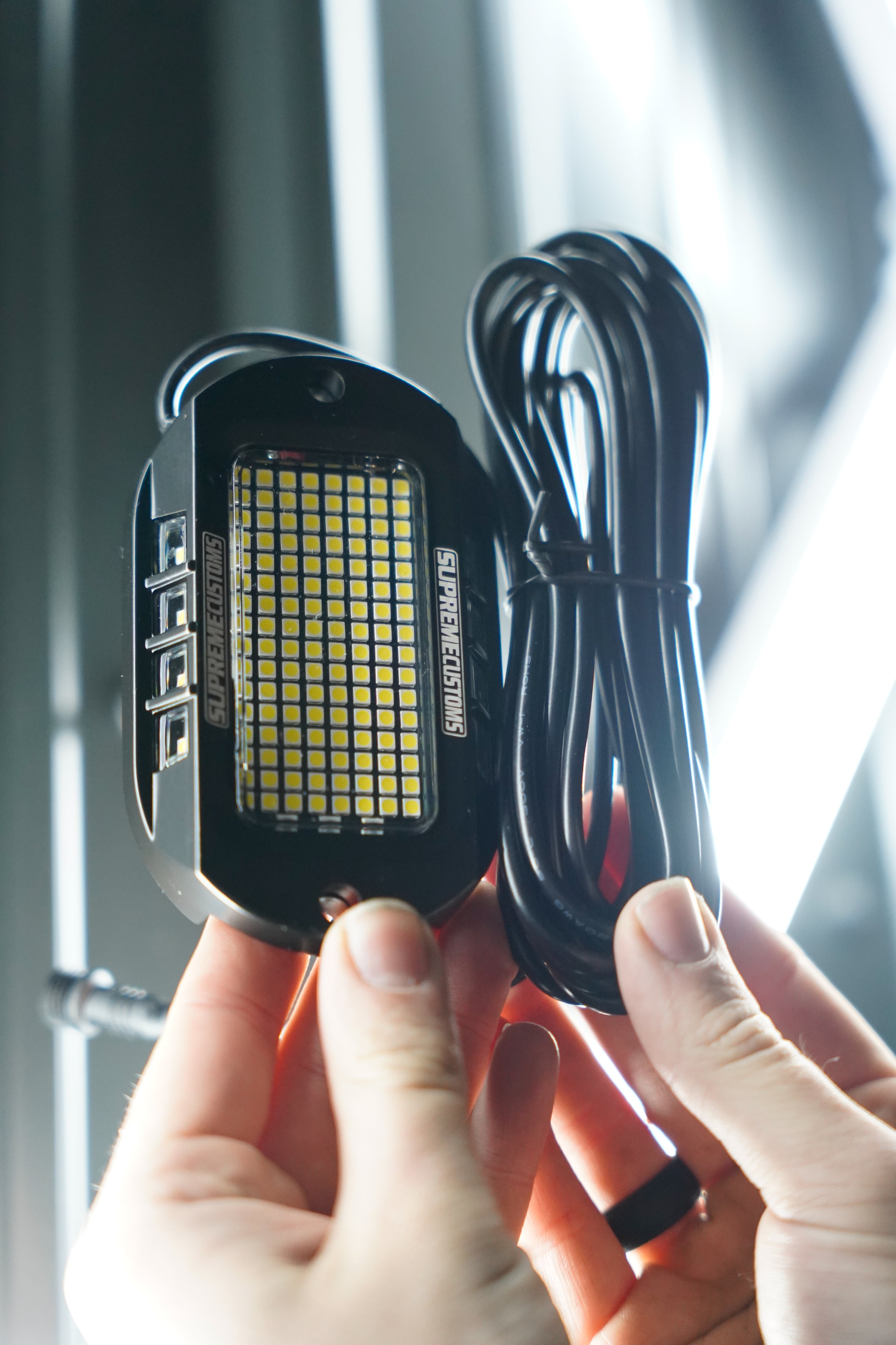 144LED Pure White Rock Lights - Plug and Play